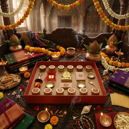 Navratri Puja Kit (23 Items) – Complete Pooja Samagri for Navratri Festival