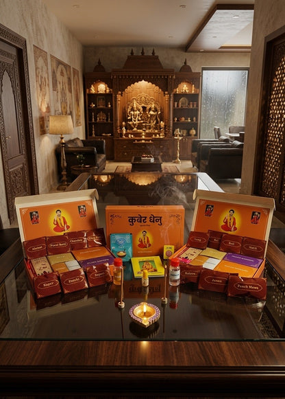 Kuber Dhenu Pujan Kit | 22 Items for Prosperity
