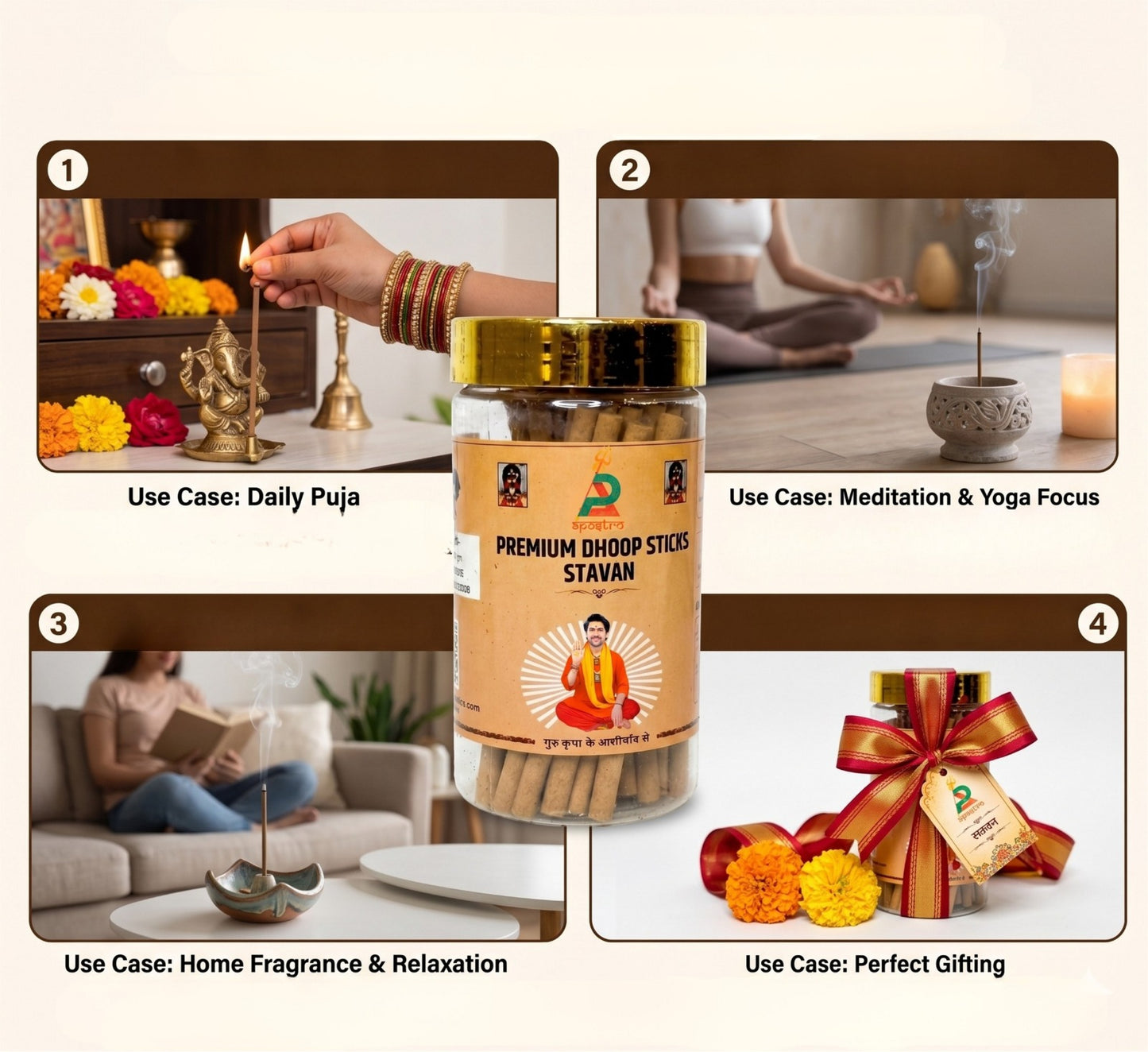 Premium Stavan Dhoop Sticks | Prayer, Yoga & Meditation