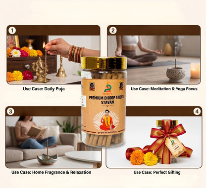 Premium Stavan Dhoop Sticks | Prayer, Yoga & Meditation