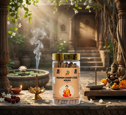 Premium Mogra Dhoop Sticks | Puja, Meditation & Positivity