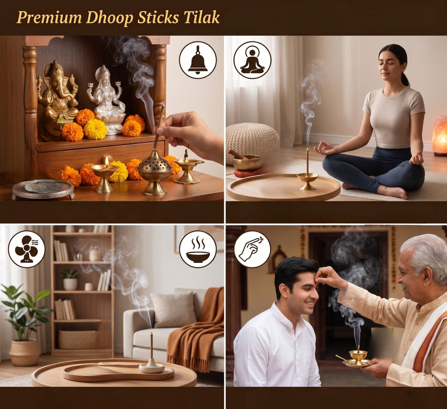 Premium Dhoop Sticks Tilak | For Daily Puja