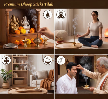 Premium Dhoop Sticks Tilak | For Daily Puja