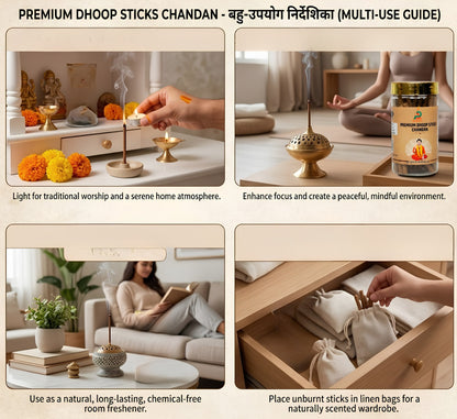 Chemical-Free Chandan Dhoop Sticks