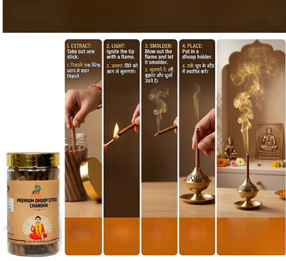 Chemical-Free Chandan Dhoop Sticks
