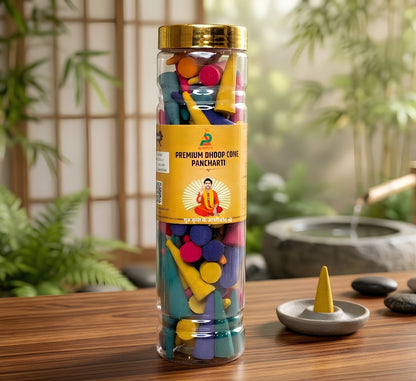 Premium Multi-Color Dhoop Cones | For Pooja