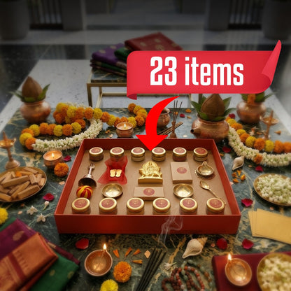 Navratri Puja Kit (23 Items) – Complete Pooja Samagri for Navratri Festival