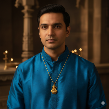 Lakshmi Gold Pendant