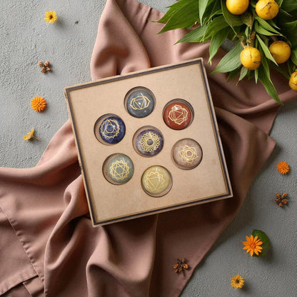 Seven Chakra Healing Stone Set