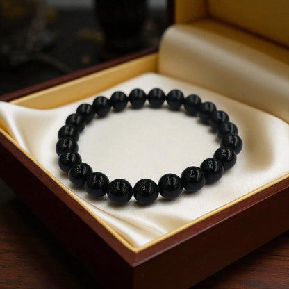 Natural Black Tourmaline Bracelet