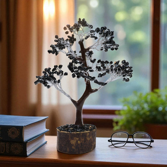 Black Tourmaline Crystal Tree