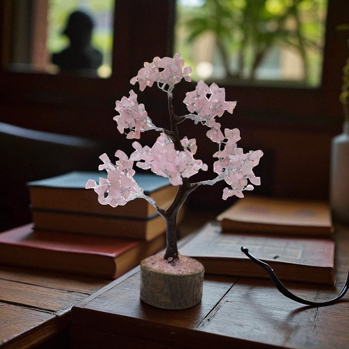 Rose Quartz Crystal Tree