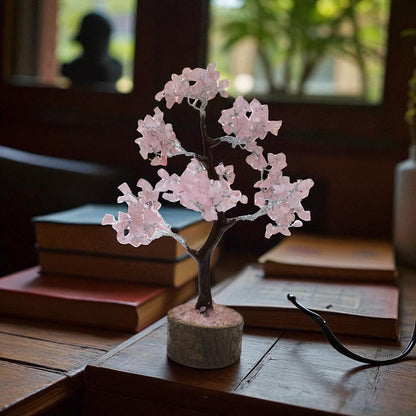 Rose Quartz Crystal Tree
