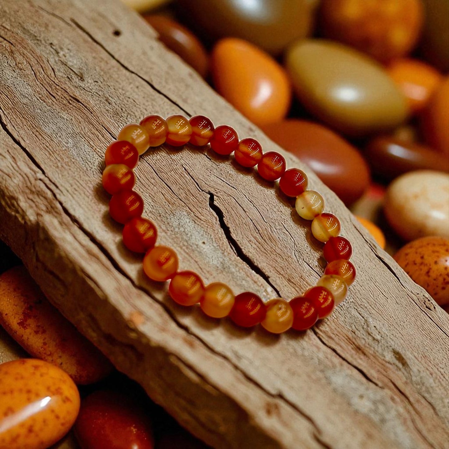 Natural Carnelian Bracelet
