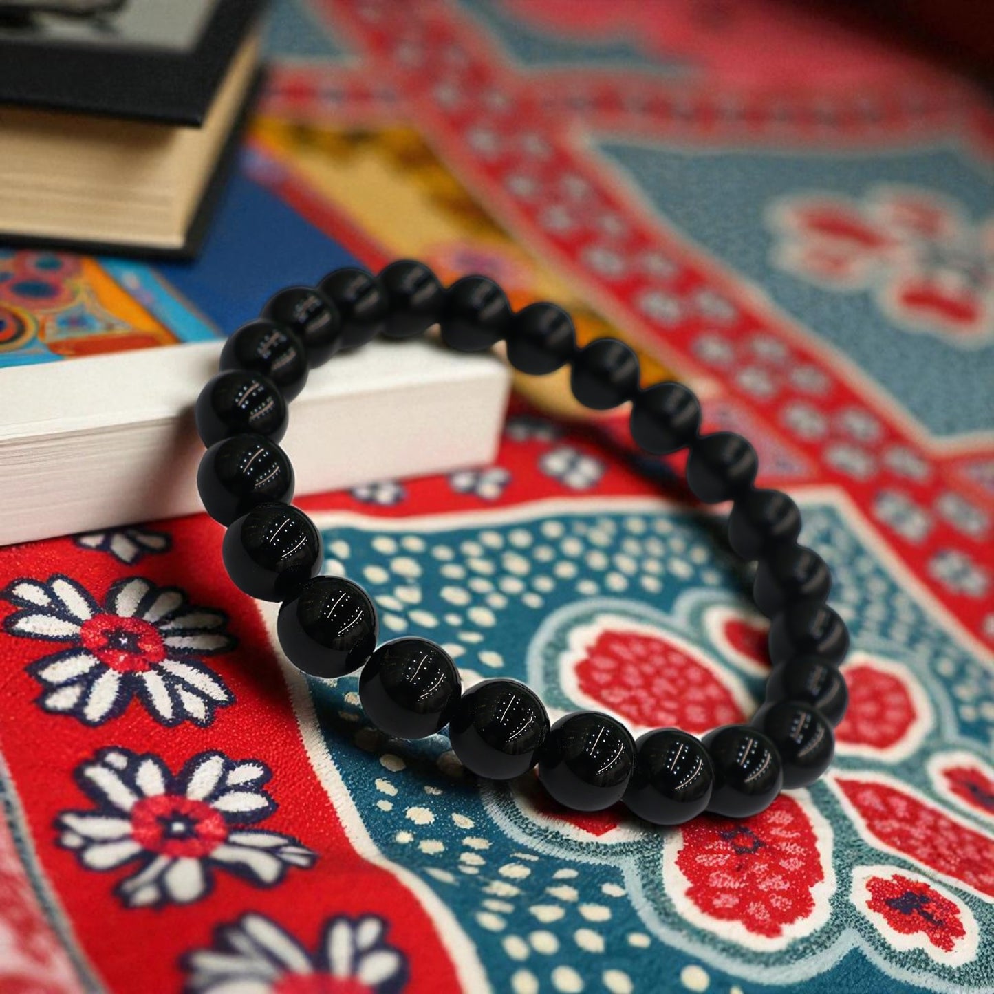 Natural Black Tourmaline Bracelet
