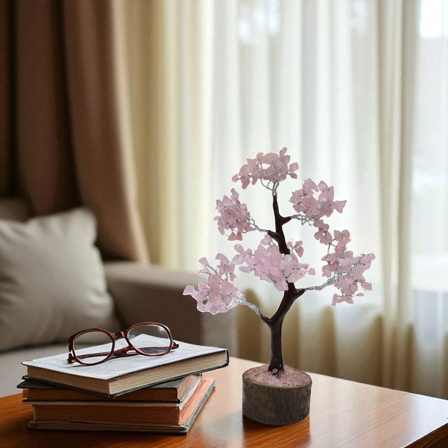 Rose Quartz Crystal Tree