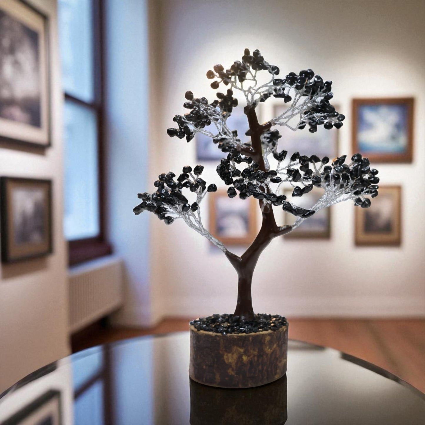 Black Tourmaline Crystal Tree