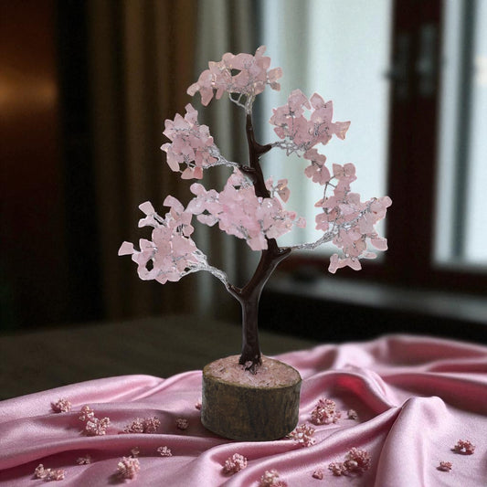 Rose Quartz Crystal Tree