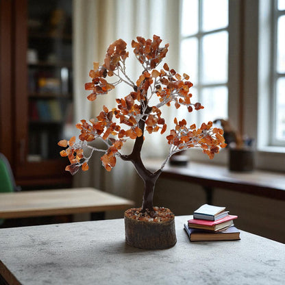 Red Carnelian Crystal Tree