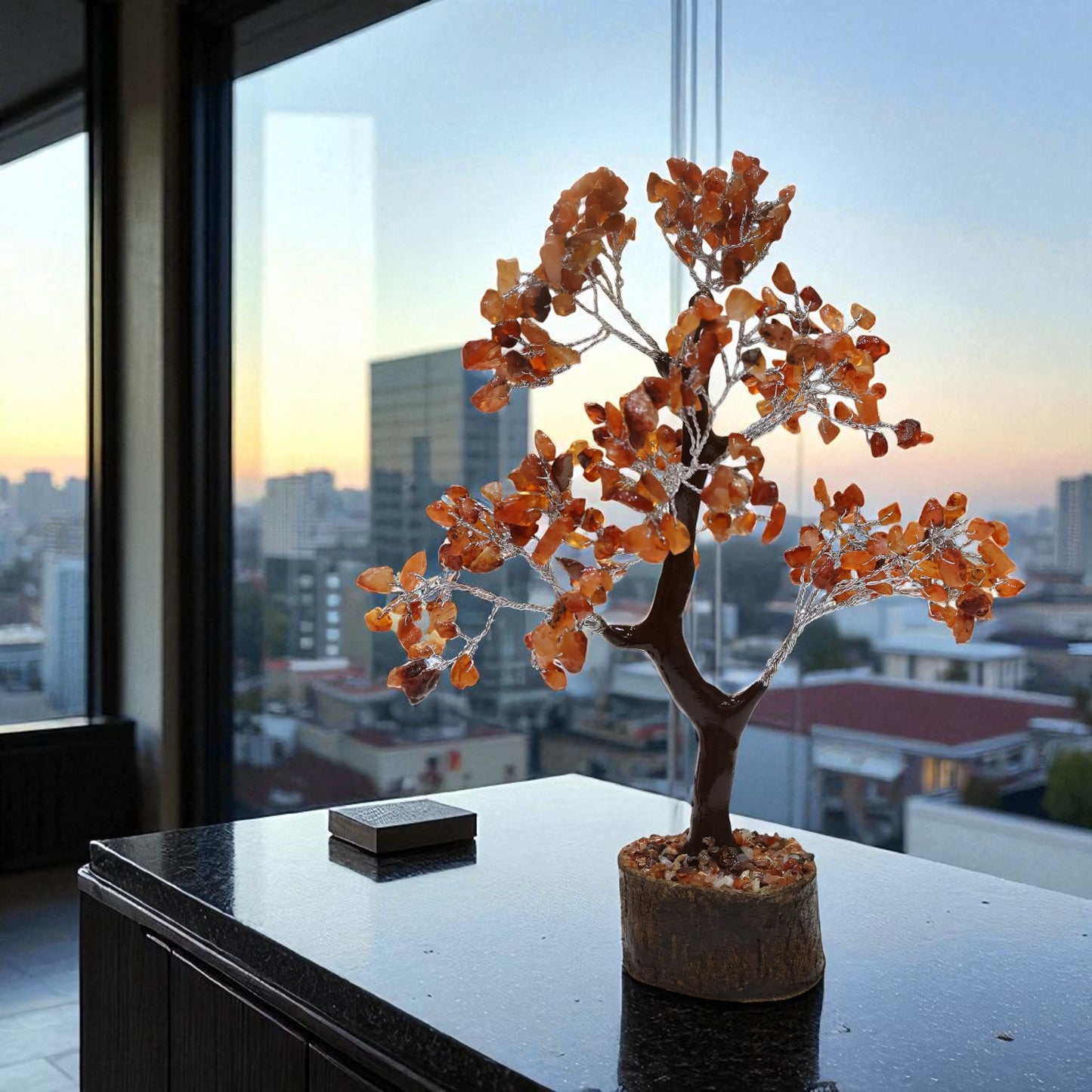 Red Carnelian Crystal Tree