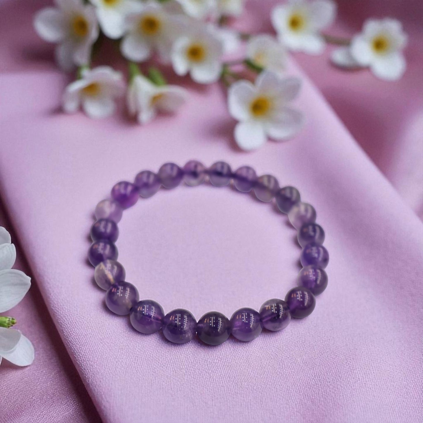 Natural Amethyst Bracelet