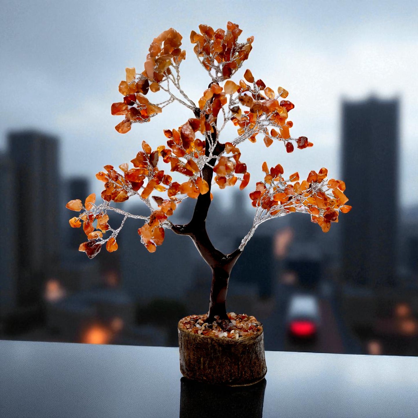 Red Carnelian Crystal Tree
