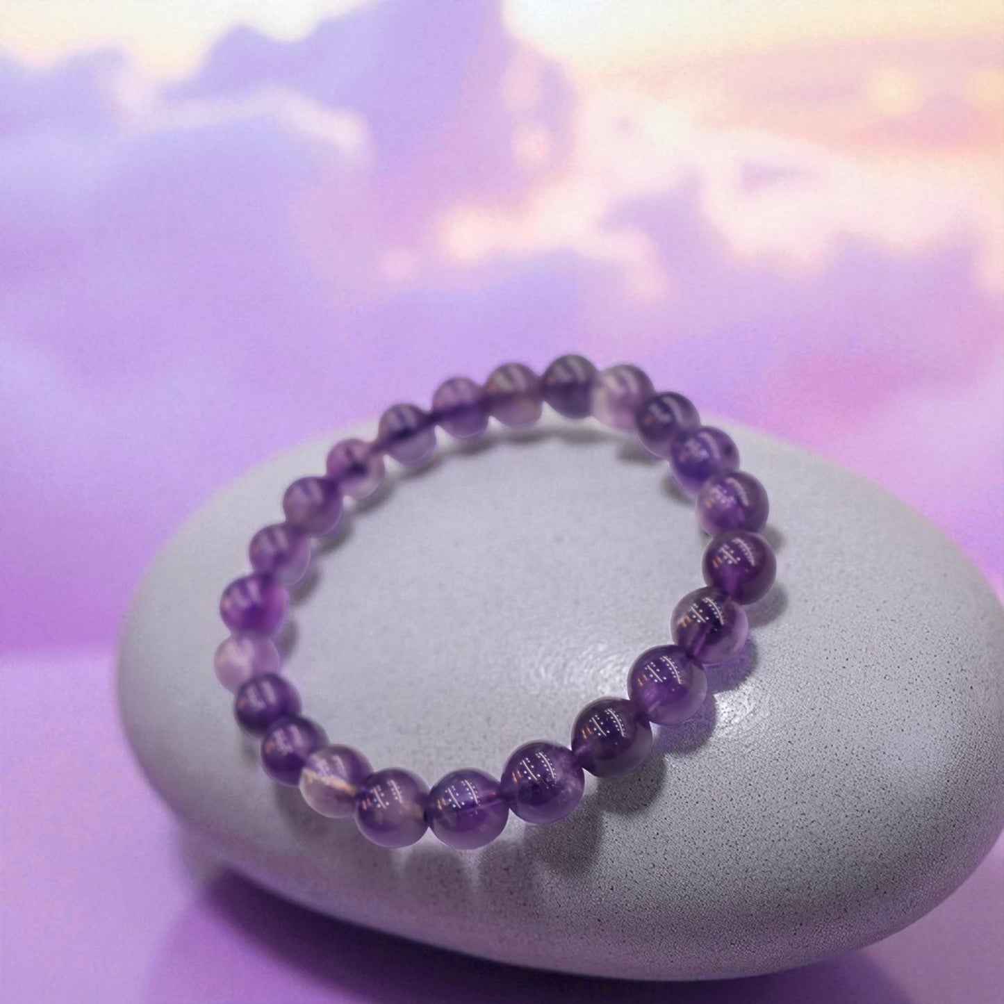 Natural Amethyst Bracelet