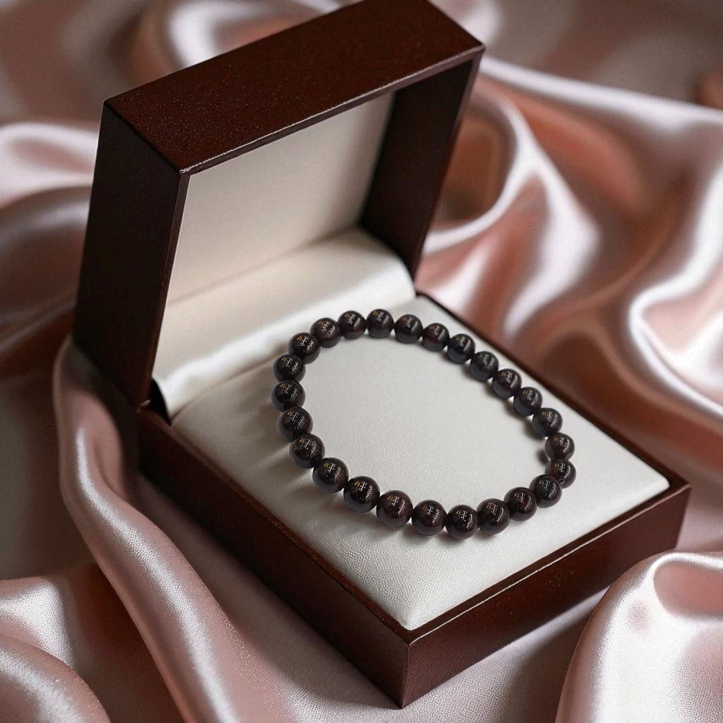 Natural Red Garnet Bracelet