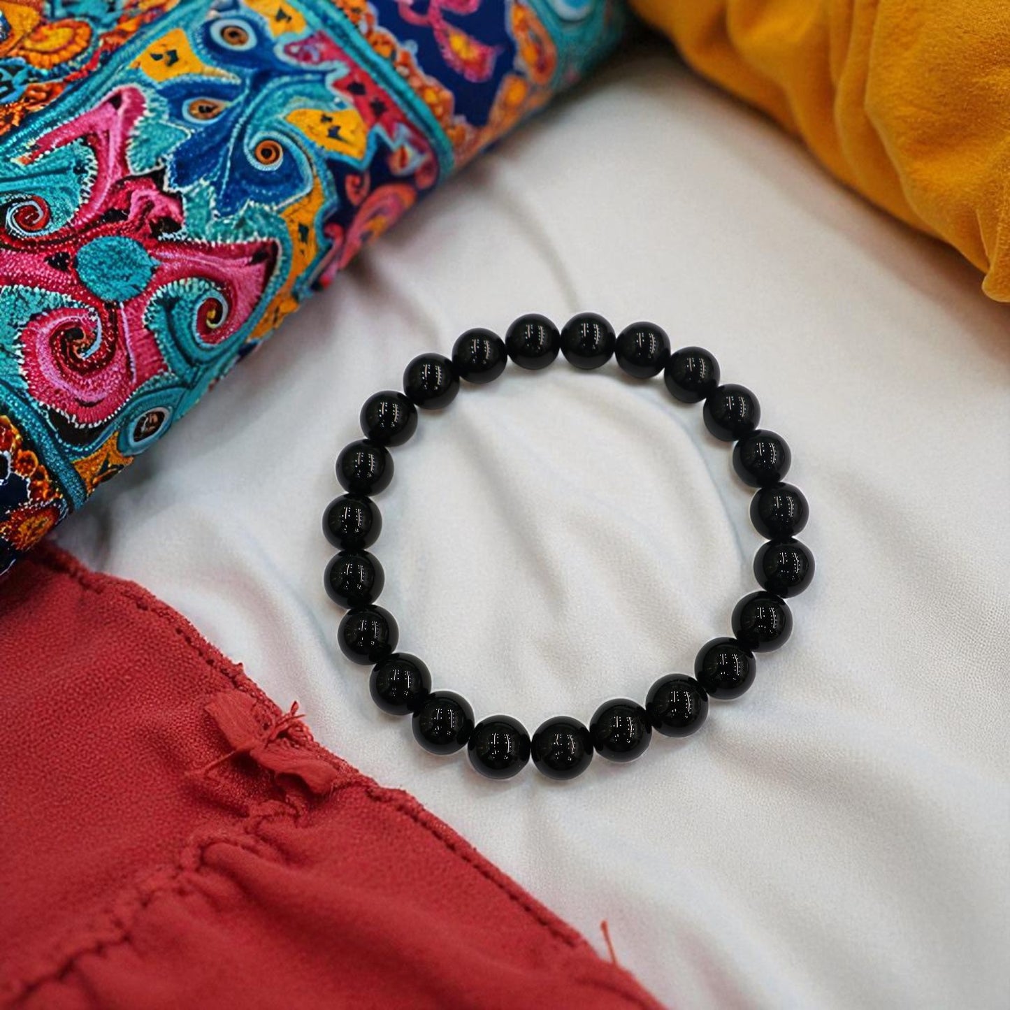 Natural Black Tourmaline Bracelet